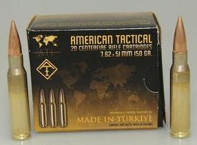ATI American Tactical .308 150 Grain Ammunition 20rnd. Box